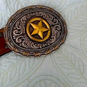 Mens Ariat Western Belt belt